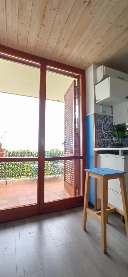 "Sea-See" Studio Taormina Center - Bellissima Vista Mare - Corner Kitchen Exterior foto