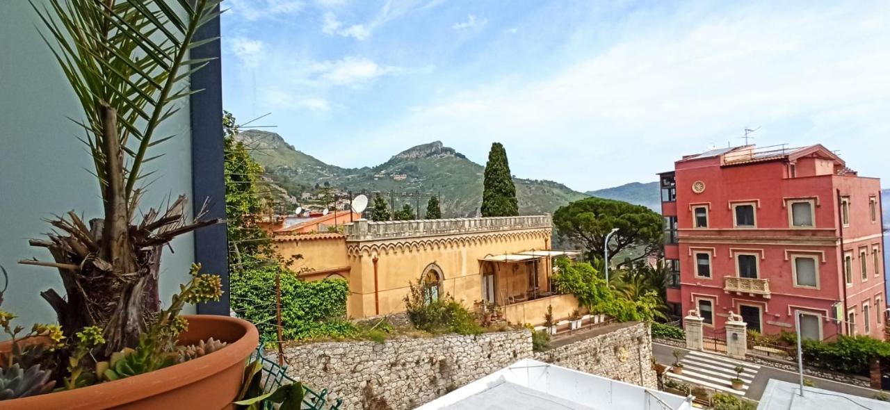 "Sea-See" Studio Taormina Center - Bellissima Vista Mare - Corner Kitchen Exterior foto